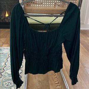 Lucy Paris Dark Green Blouse